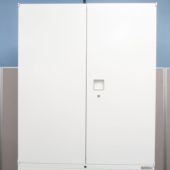 中古】オカムラ レクトライン 両開き+3段ラテラル書庫 中古オフィス家具