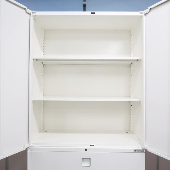 中古】オカムラ レクトライン 両開き+3段ラテラル書庫 中古オフィス家具 中古】オカムラ レクトライン 両開き+3段ラテラル書庫 中古オフィス家具