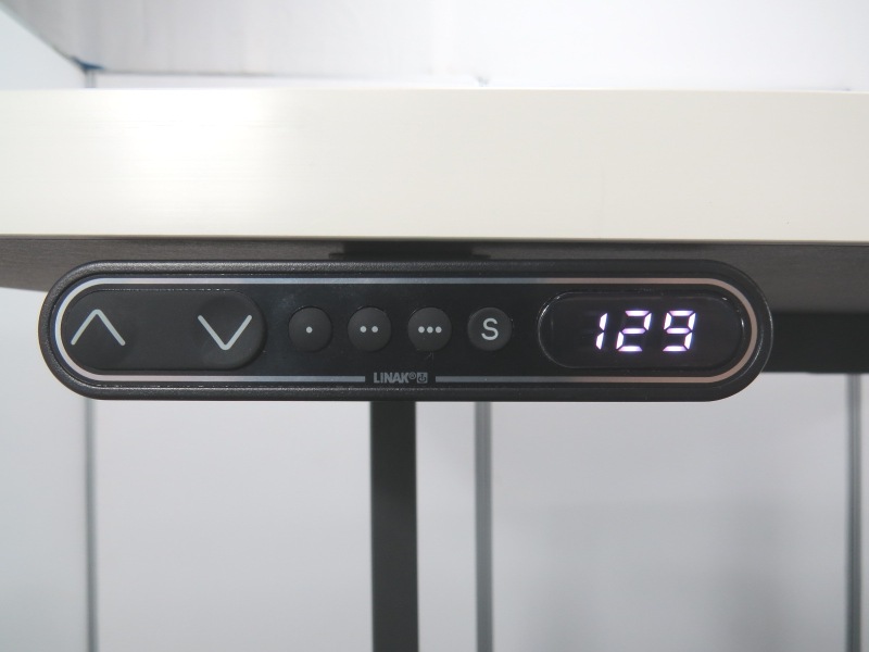 中古オフィス家具 テクニオン/TEKNION□電動昇降テーブル W1880