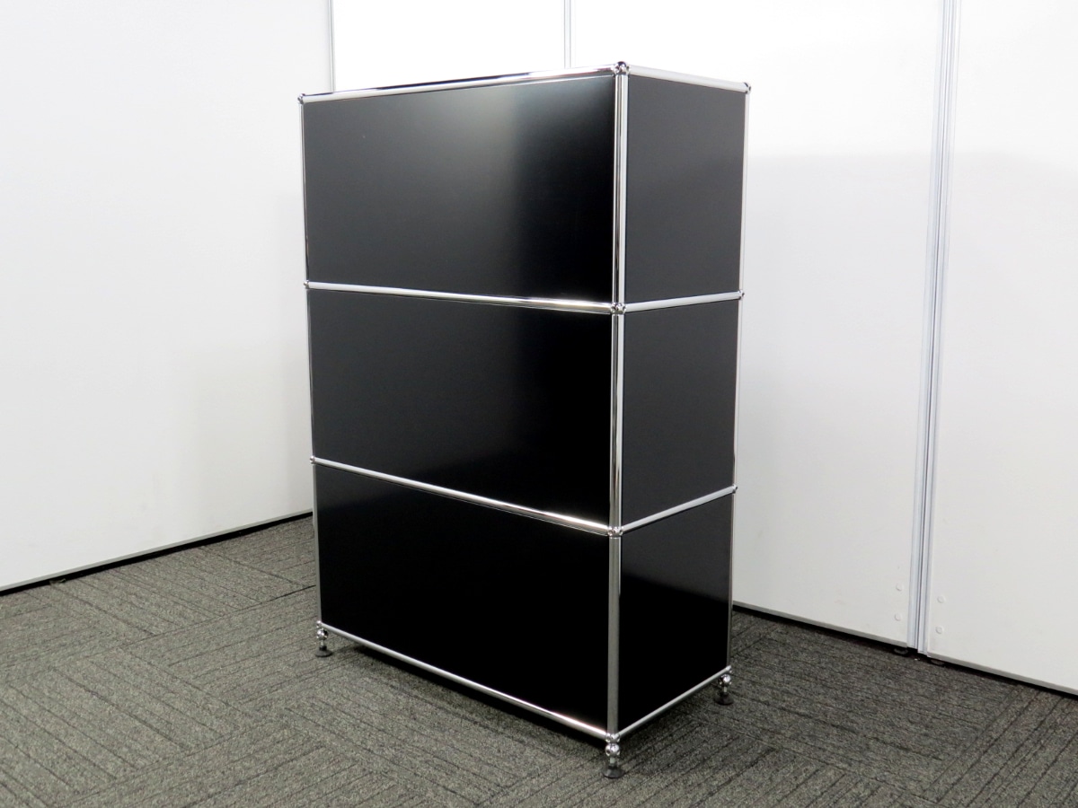 中古】ハラーシステム USMモジュラーファニチャー 1列3段 中古オフィス家具