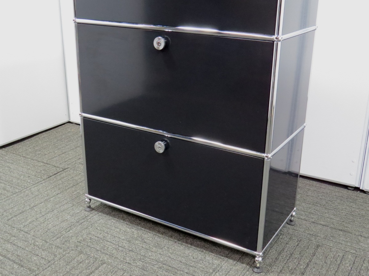 中古】ハラーシステム USMモジュラーファニチャー 1列3段 中古オフィス家具