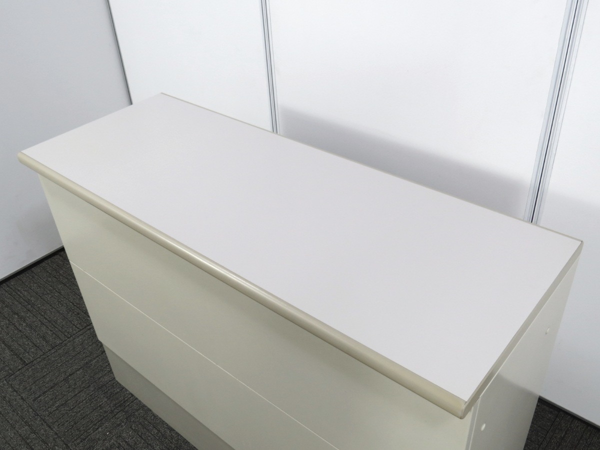 中古カウンター 中古】ハイカウンター 生興 ニューグレー 中古オフィス家具