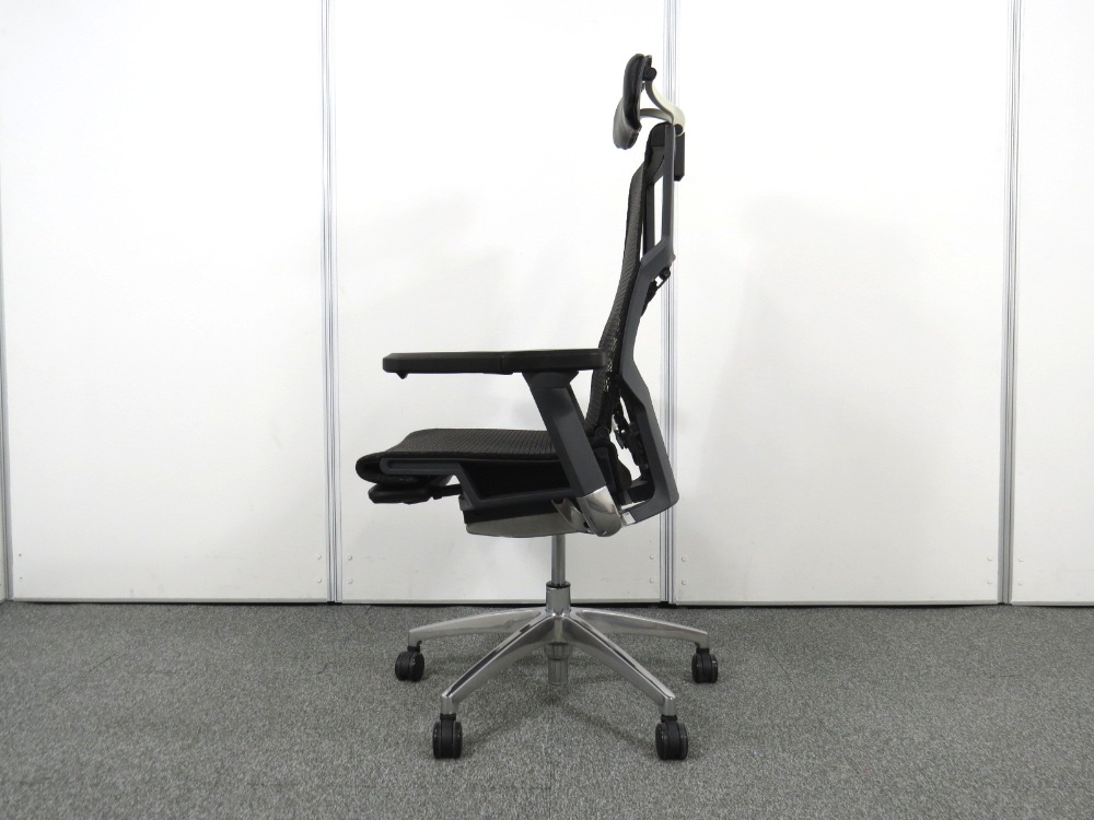 中古】ウィンケースType-Rチェア 関家具 オットマン ヘッドレスト 