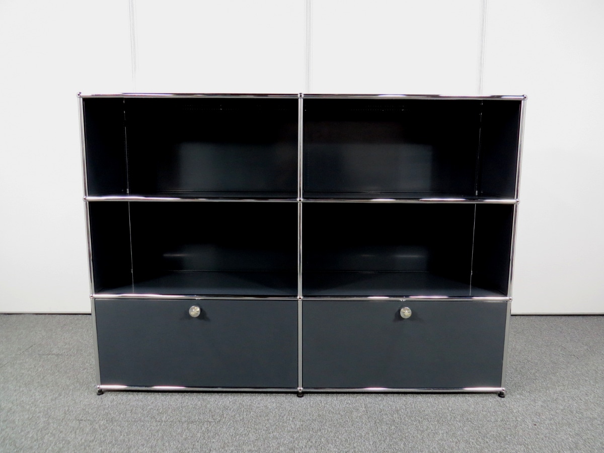中古】ハラーシステム USMモジュラーファニチャー 2列3段 ドロップ 