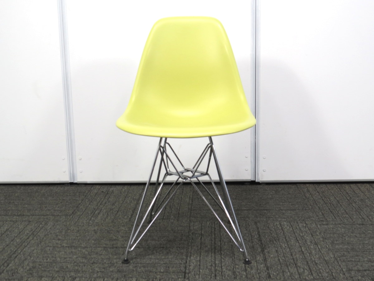 極美品・希少品✨ vitra ヴィトラ イームズチェア イエロー シェルチェア★ 中古】イームズ サイドシェルチェア Vitra/ヴィトラ イエロー系 中古