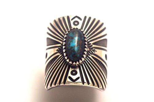 【POWWOWナゲッツ】 ナバホリング ハリソン・ジム作 《インディアンマウンテン》 24号