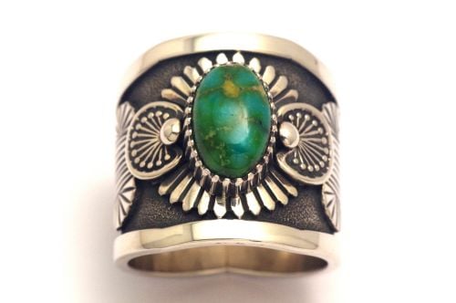 【POWWOWナゲッツ】 ナバホリング アイヴァン・ハワード作 《ソノラン》 29号