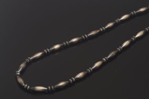 ネイティブチェーン　65cm　《ハンドメイド/ボーンビーズ》