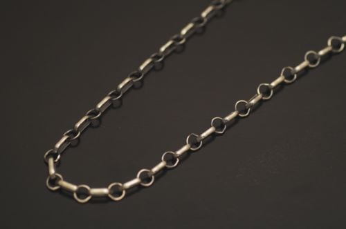 シルバーチェーン 60cm 《丸&あずき・コンビチェーン》