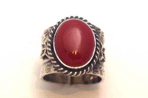 ナバホリング サンシャイン・リーブス作 《ロザリタ/オーバル》 19号