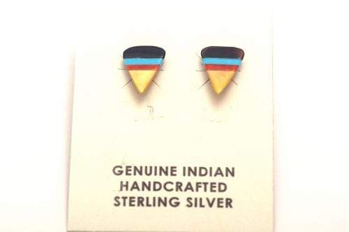 ズニ・インレイピアス　《マルチカラー》　