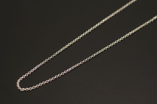 シルバーチェーン　46cm　《NEW・3Dアズキ》