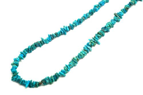 ナバホネックレス 《 キングマン/ラフカット 》 44cm