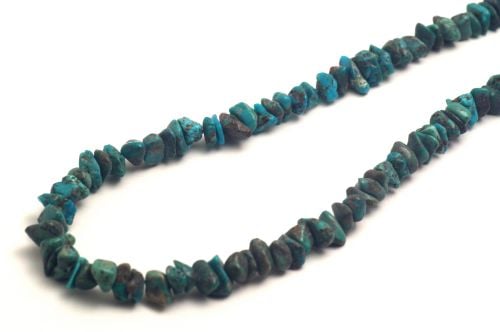 ナバホネックレス 《 キングマン/ラフカット 太 》 45cm