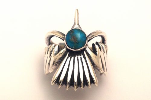 【POWWOWナゲッツ】 ナバホリング　アーロン・アンダーソン作　《サンダーバード/キングマン》　22号