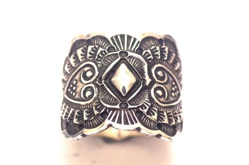 ナバホリング　サンシャイン・リーブス作　《NEWダイヤリポウズ/カットアウト》　20号