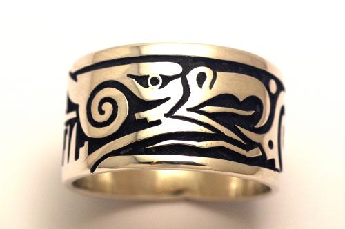 ホピリング　ルーベン・ソフキー作　《イーグル》　30号