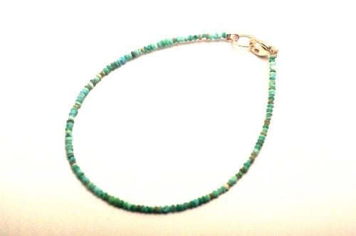 ナバホブレスレット　《 ナンバーエイト/　超マイクロ 》　17cm