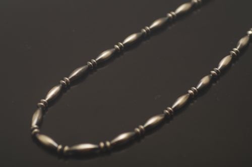 ネイティブチェーン　55cm　《ハンドメイド/ボーンビーズ》