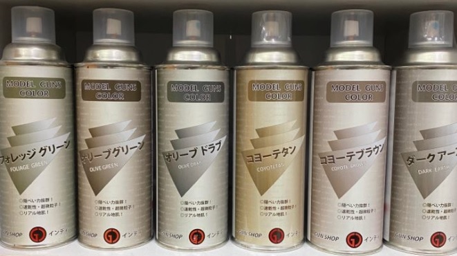 レタパ/定形外不可】インディ オリーブドラブスプレー > 塗装