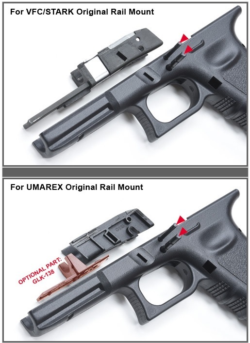 GUARDER マルイ/グロック17Gen3/18C/G22/G34オリジナルフレーム（USA