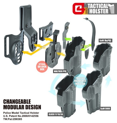 不定期大特価品】□GUARDER G4タクティカルホルスター(F)With