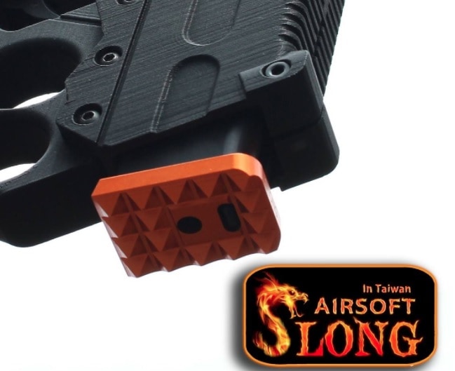 SLONG G17ストライクマガジンバンパー/Silver > ガスハンドガン