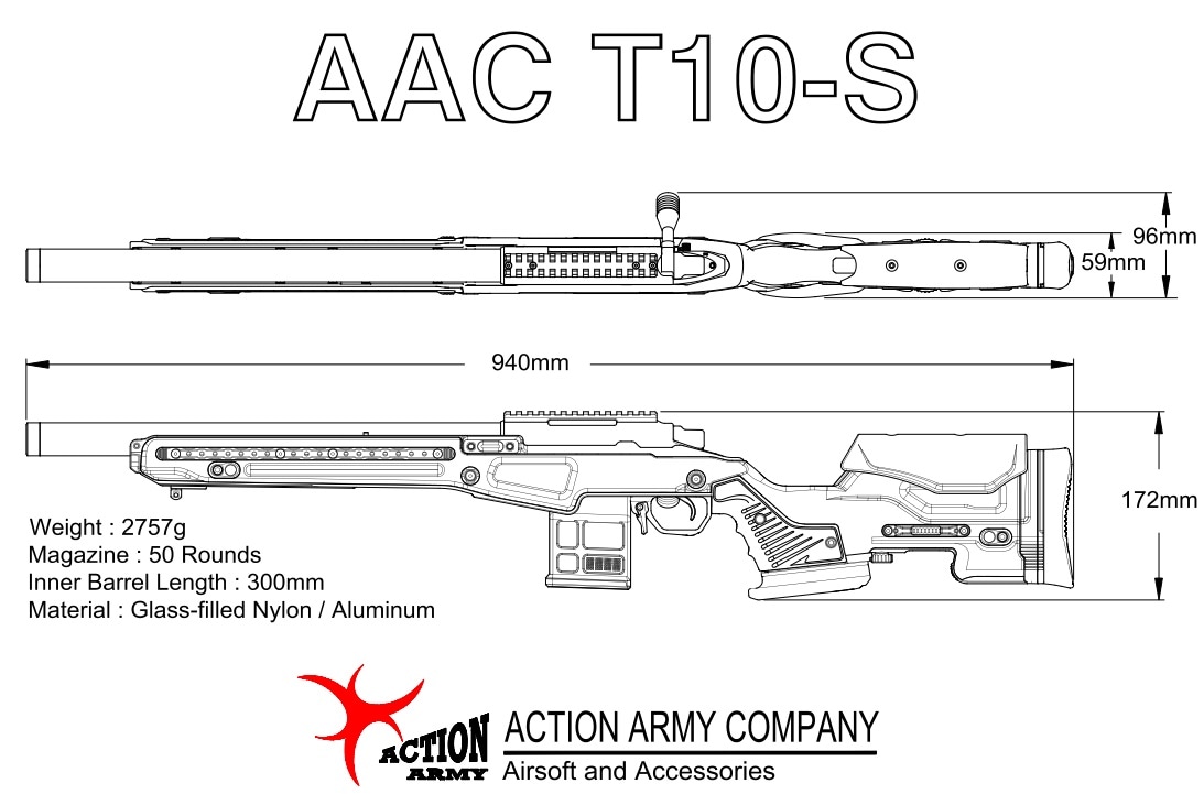 宅配便サイズ】ActionArmy AAC T10ショーティー(TACTICAL10S)/エアー