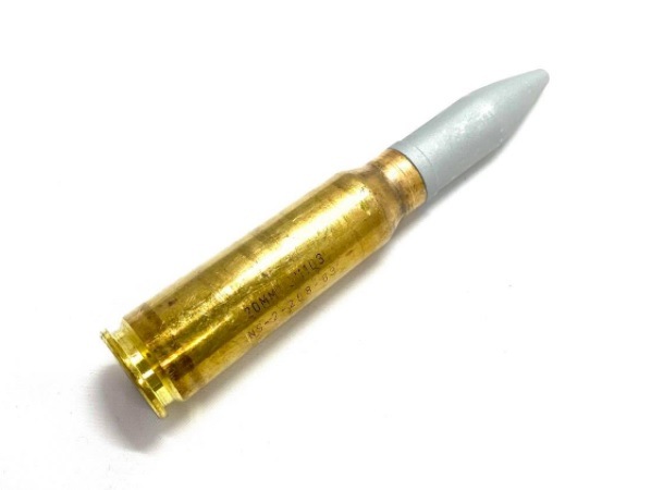 20×102mm TP ダミーカート 10連結 火薬無し 20mmx102mm/ダミーカートリッジ > ダミー銃剣/ダミーカート