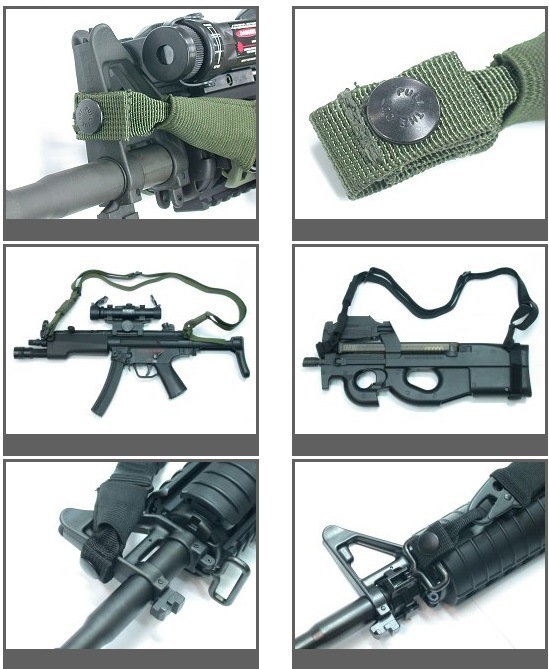 GUARDER タクティカルマルチスリーポイントスリング-BLACK- > スリング