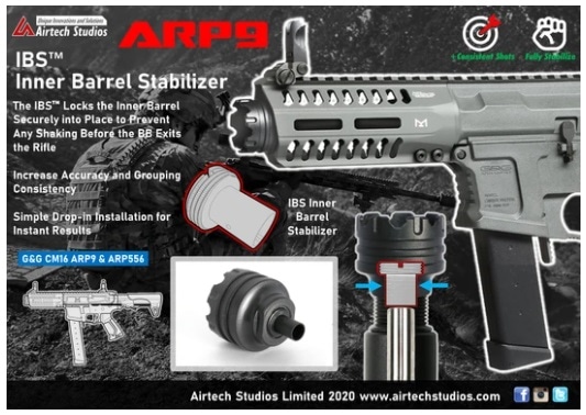 AirtechStudios G&G ARP9 & ARP556/【IBS】インナーバレル