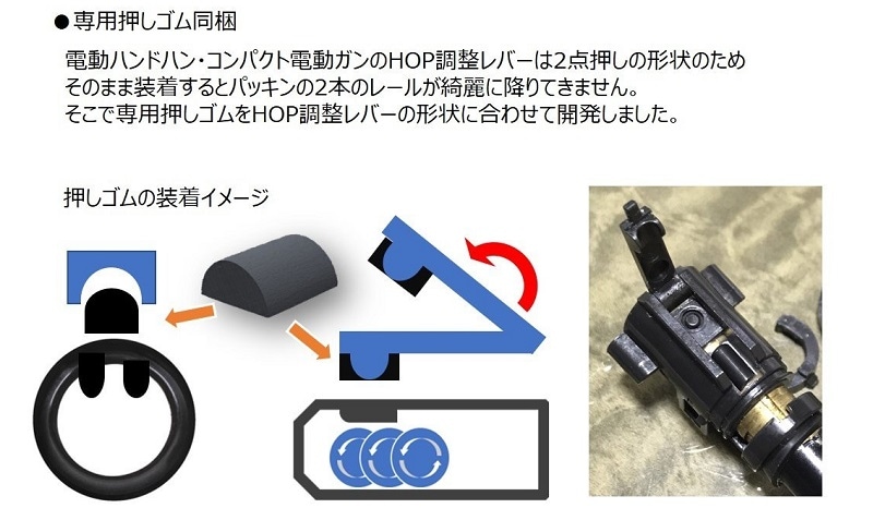 宮川ゴム 電動ハンドガン/コンパクト電動ガン 専用 「 飛鳥 」 シリコン 硬度 50 /ニトリル 硬度 60 (各1個 2個入り) 押しゴム入り チャンバー パッキン > 電動コンパクトサブマシンガン | エアガンショップ【ミリタリーショップ プラウダ】サバゲー用電動ガン、エアガン ...