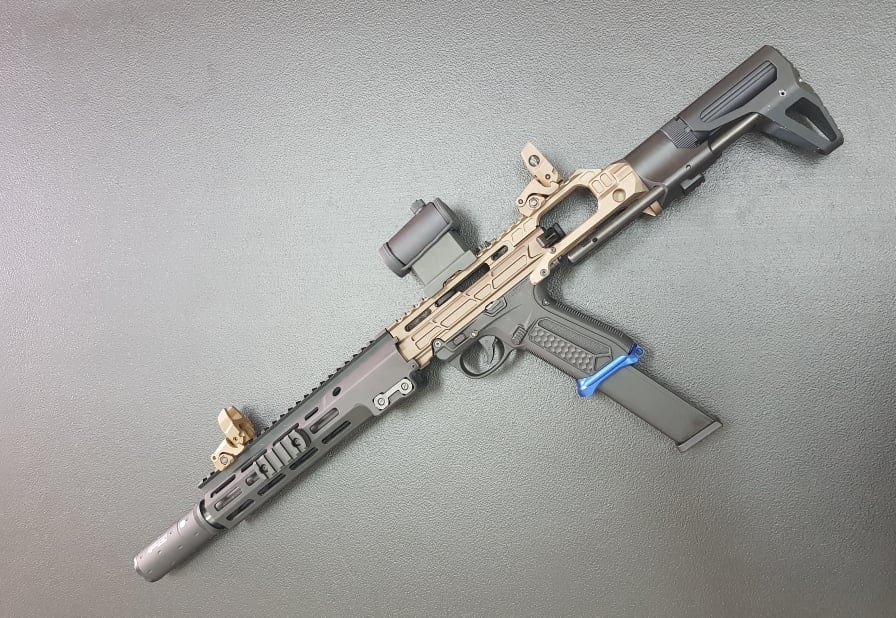 AAP01 カスタム Action Army「AAP01 アサシン」をカービン仕様にカスタム!!【Arms