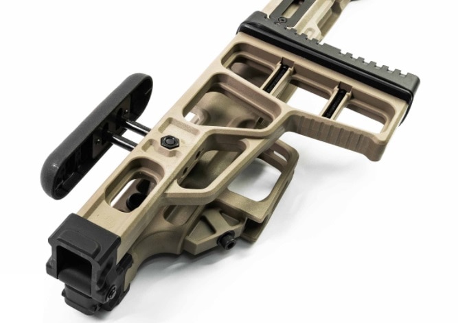 MapleLeaf VSR-10 MLC-S2 シャーシストック MAPLE LEAF :マルイVSR-10用 MLC-S2 ライフルストック BK (mpl