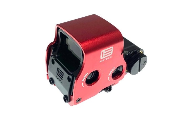 Eotech実物　赤色ドットサイト 専用ケース付き Amazon.co.jp: Eo .HD 553タイプ ホロサイト メタリックレッド 20mm