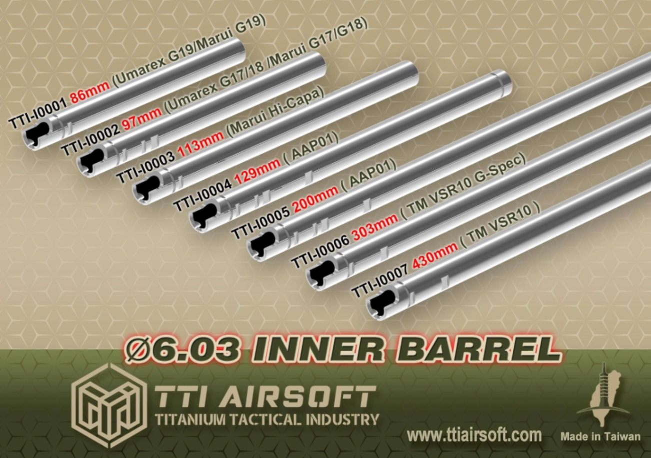 TTI Airsoft VSR/6.03mmインナーバレル-303mm- > スナイパーライフル