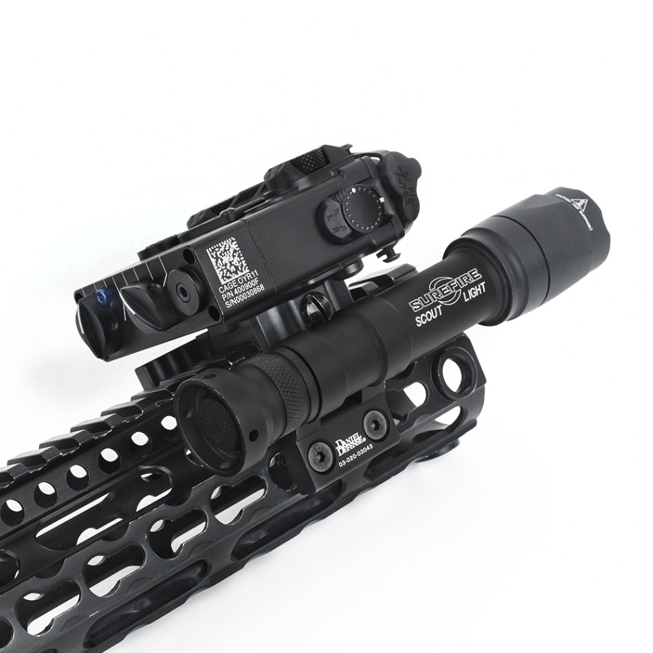 WADSN DDスタイル/スカウトライトマウント-M-LOK/KeyMod-BLACK