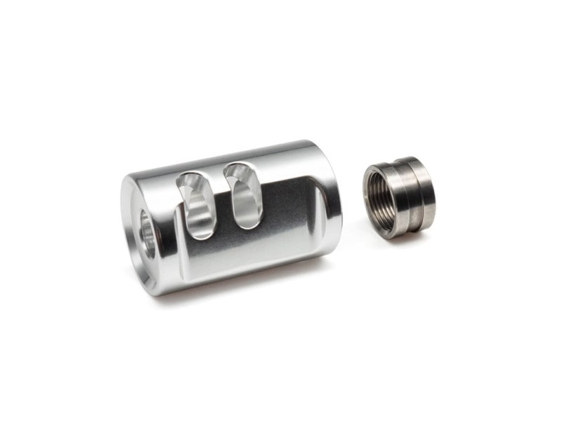 TTI Airsoft AAP01アサシン/CNCアルミコンペンセーターTypeA-SILVER
