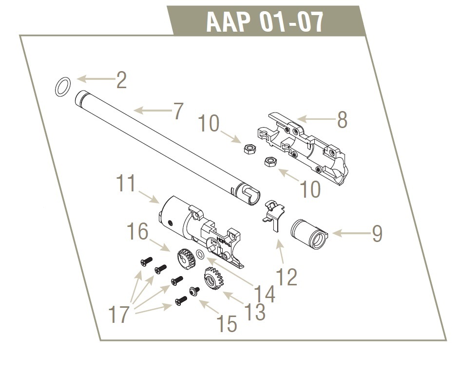 AAP01 アサシンパーツセット SRU PRECISION ADVANCED KIT AAP-01 アサシン用 コンバージョン