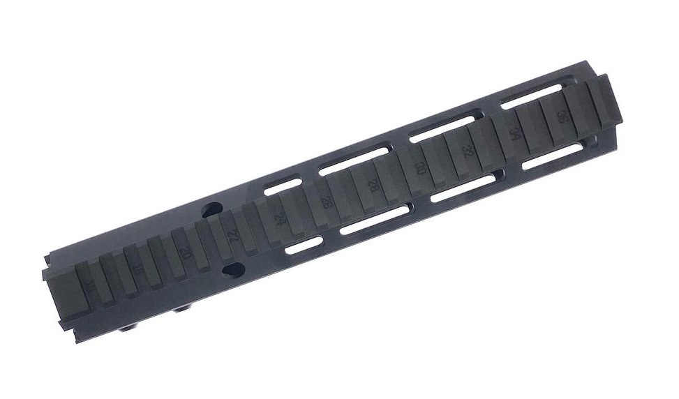 AngryGun GEISSELEスタイル/MK16 M-LOKレイルハンドガード-9.3インチ