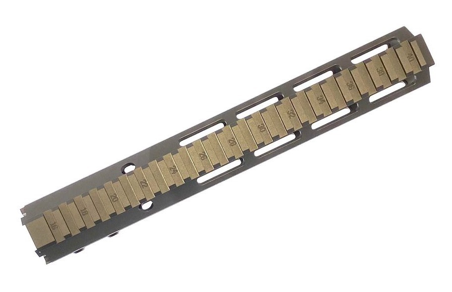 AngryGun GEISSELEスタイル/MK16 M-LOKレイルハンドガード-10.5インチ