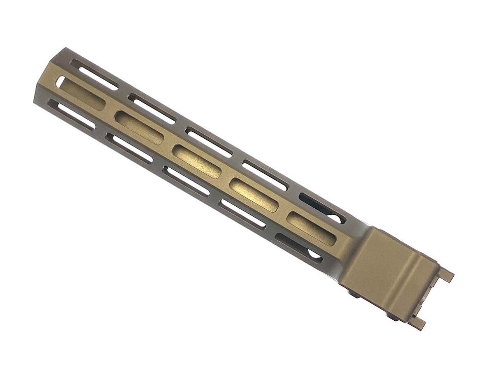 AngryGun GEISSELEスタイル/MK16 M-LOKレイルハンドガード-10.5インチ