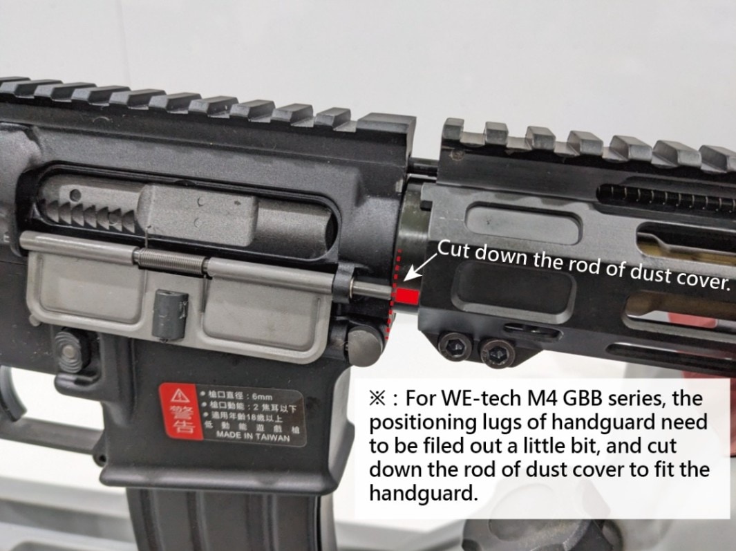 Maple Leaf ML-44 VFC/GHK/WE M4/AR15 フロントチャージング M-LOK