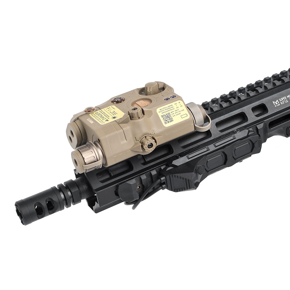 WADSN AN LLダブルポートスイッチ-BLACK/20mmレイル/M-LOK-(2.5mm