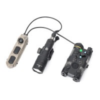 WADSN AN LLダブルポートスイッチ-DE/20mmレイル/M-LOK-(3.5mm/SF