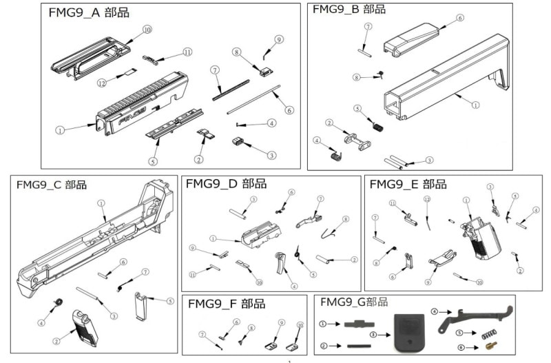 【爆売りセール開催中！】 クレカ・在庫品との同梱・日付指定不可】GUARDER/FMG-9 Folding その他
