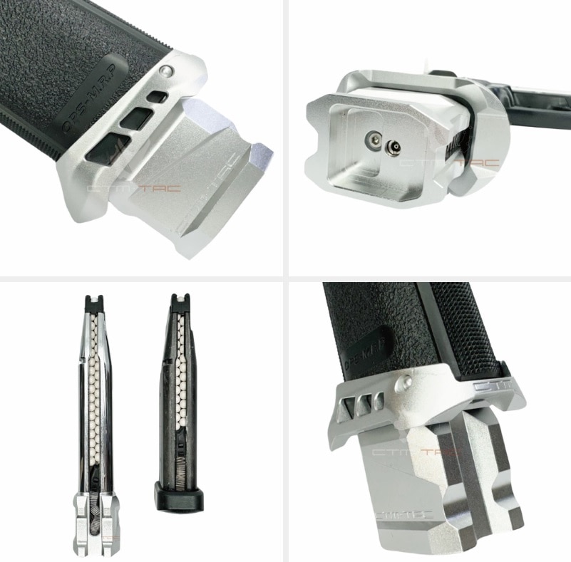 CTM マルイ/ハイキャパ CNCアルミ 4+マガジンエクステンションバンパー