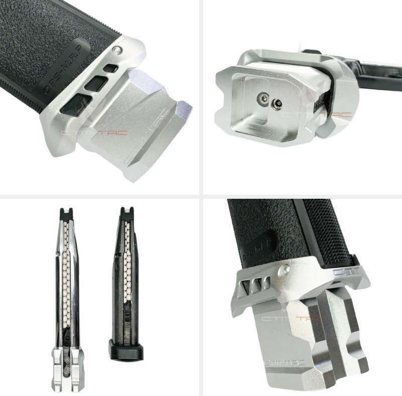 CTM マルイ/ハイキャパ CNCアルミ 4+マガジンエクステンションバンパー