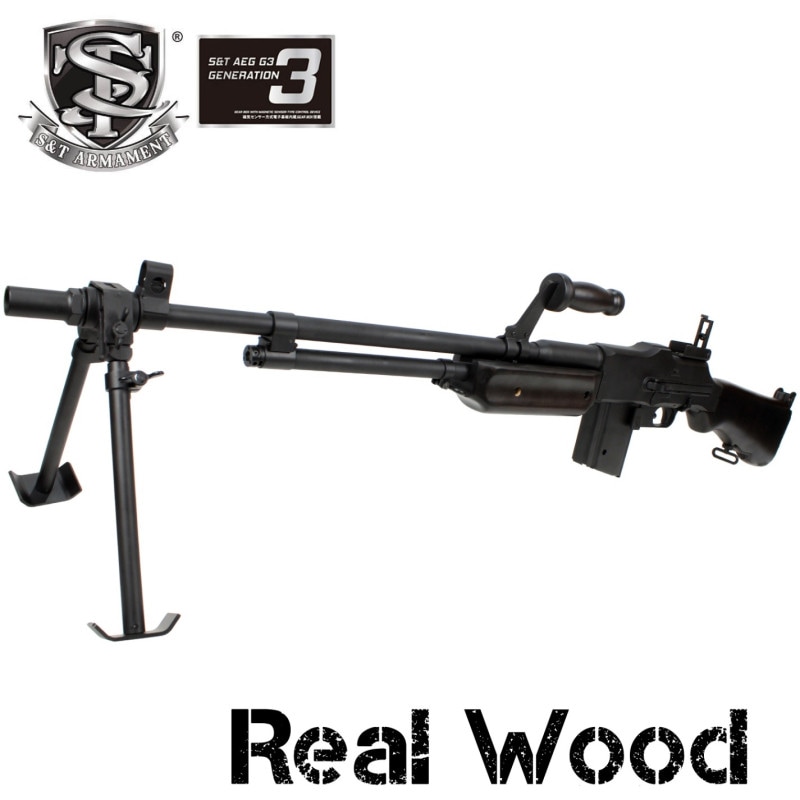 S&T ブローニング M1918A2(B.A.R.) G3電動ガン リアルウッド S&T ブローニング M1918A2(B.A.R.) G3電動ガン リアルウッド