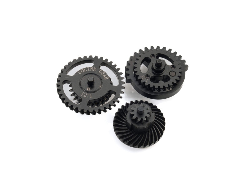 SOLINK 電動ガン用ヘリカルギアセット/12:1 (ホローアウト中空構造